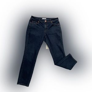 LOFT - Ann Taylor Women’s Blue Curvy Skinny Cropped Jeans Size:29/8